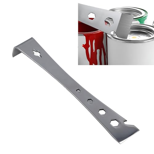 Flache Brechstange aus Edelstahl, Flache Brechstange, Robustes Metrisches Edelstahl-Metallschaber-Werkzeug für die Auto-Demontage und Modifikation