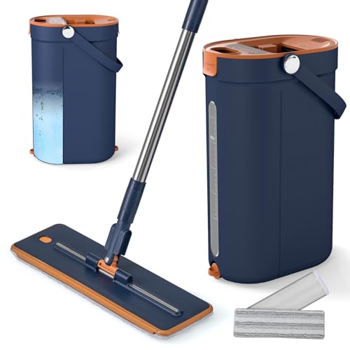 GIANTEX �t���b�g���b�v �t���A���b�v �i���t�� �O���� �������p 360°��] �}�C�N���t�@�C�o�[���b�v �t�������O���C�p�[ ��􂢕s�v ���|�� �ƒ�p �|���p�i �ւ��p�b�h�t��2�� ���@�� (�u���[)