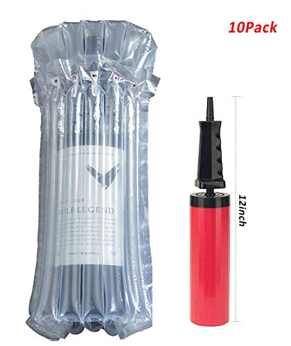 Goopack 10Pcs Wine Bottle Protector with Free Pump Leakproof Transport Wine Bag Portable