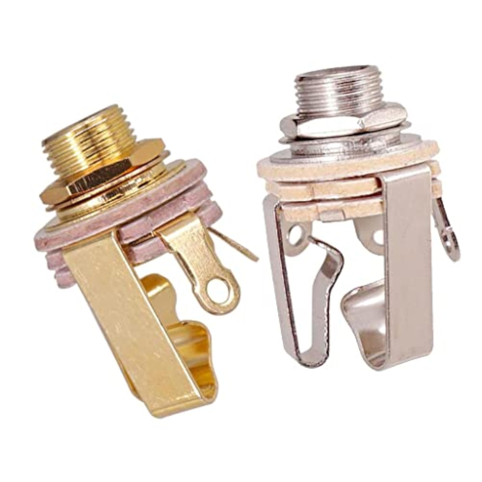 2pcs 1/4" Mono Plug Input for Electric Guitar