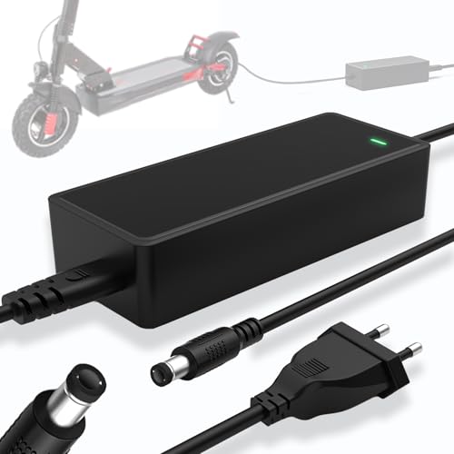 Mezelon 54.6V 2A Chargeur Trotinette Electrique, Chargeur Hoverboard 48V Trottinette Batterie pour Scooter Electrique, Velo Electrique, Draisienne Electrique, 5.5mmx2.5mm Connecteur Mezelon 54.6V 2A Chargeur Trotinette Electrique, Chargeur Hoverboard 48V Trottinette Batterie pour Scooter Electrique, Velo Electrique, Draisienne Electrique, 5.5mmx2.5mm Connecteur