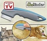 ASOTV Shed Ender Professional De-Shedding Tool for Dogs & Cats Color Silver & Blue by ShedEnder