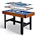 Hathaway BG1131M Triad 3-in-1 48-in Multi Game Table with Pool, Glide Hockey, and Table Tennis for Family Game Rooms