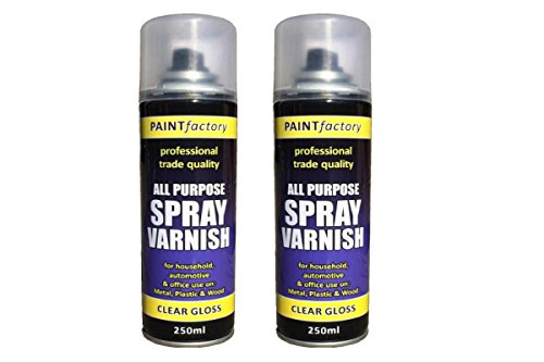 Multipurpose Clear Matt Varnish Spray 250 ML Waterproof Car Auto Boat Craft Aerosol Spray Can Bottle