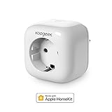 Kompatibel mit Homekit, Alexa und Google Assistant】: Dank der Apple Homekit-Technologie können Sie Ihre intelligente Steckdose noch einfacherer und sicherer per iPhone, iPad, iPod touch oder Siri auf der Apple Watch nutzen, auch mit Alexa und Google Assistant kompatibel. Sie können Koogeek Smart Home Skill für Amazon Echo aktivieren, um das angeschlossene Zubehör zu steuern.