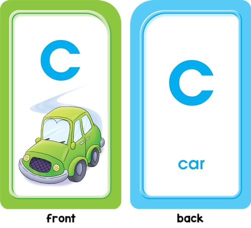 image for School Zone Alphabet Match Flash Cards: 56 Cards, Preschool, Kindergar