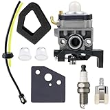 FitBest 7-in-1 Carburetor Tune-Up Kit for Honda GX35/GX25 – OEM Replacement 16100-Z0Z-034 & 16100-Z0Z-815 – Includes Air Filter, Fuel Line, Spark Plug & Primer Bulbs – for Trimmers, Cutters, Tillers