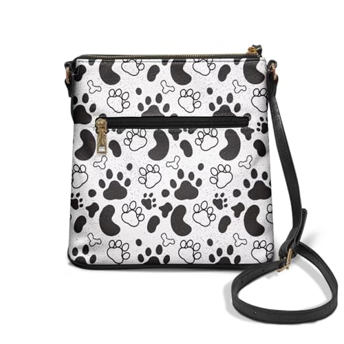 Image of Leather Purses for Women, Leather Hobo Bags for Women Travel Sling Purse Triple Zippered Pockets Shoulder Bag