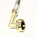 Shark Industrial Premium No-lead brass dishwasher swivel connector elbow fitting 3/8