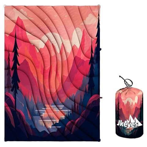Yizheer Sunset Camping Blanket Cover