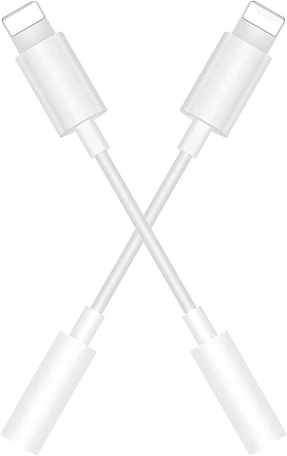 Apple Lightning to 3.5 mm Headphone Jack Adapter Connector Aux Audio Earphones