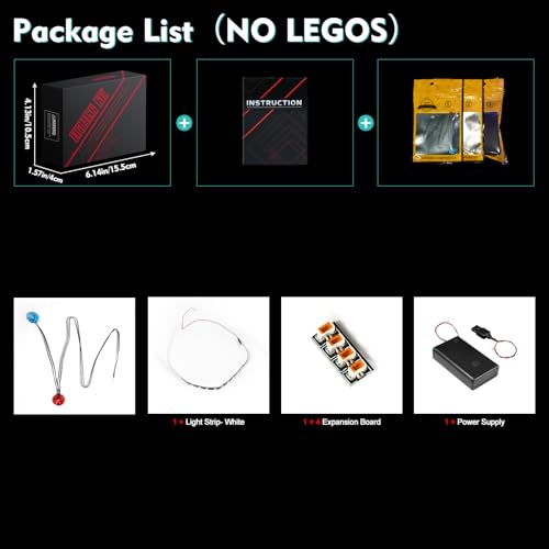 VONADO LED Light Kit Compatible with LEGO Retro Camera 31147 Creator, Creative Lighting Set Accessories