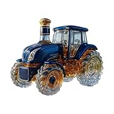 Bouteille Whiskey Tracteur – 750ml Décanteur Bourbon | Conteneur Alcool Verre – Bouteille Forme Tracteur Pour Bourbon Tequila Brandy Vodka Bar Maison Bureau Cadeau Décoratif