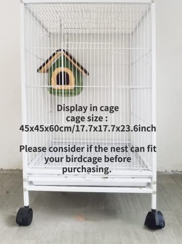 Image of Winter Warm Bird Nest House Bed Hammock Toy for Pet Pet Parrot Parakeet Cockatiel Conure Lovebird