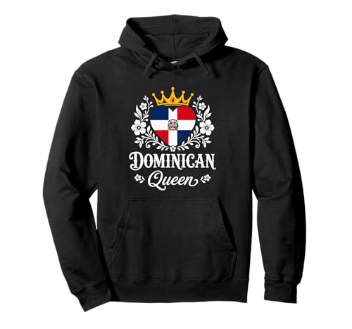 Dominican Queen Dominican Republic Flag Proud Woman �p�[�J�[