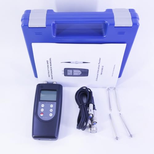 VM-6380-2 Vibration Meter 2 Channel Vibrometer Velocity Measuring Range 0.01~400mm/s