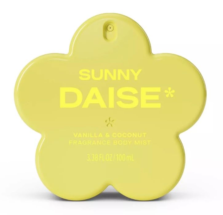 DAISE Sunny Vanilla & Coconut Fragrance Body Mist for Women ~ 3.38 Fl Oz ~ (1 Pack).