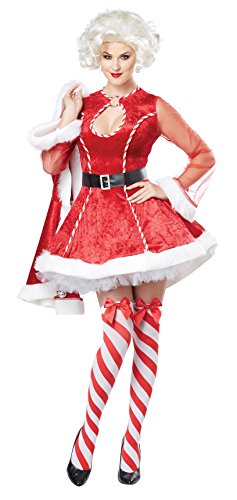 California Costumes Senhora Noel sexy feminina adulta, Vermelho/branco., X-Small