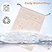 MISSLO Cotton Breathable Dust-proof Drawstring Storage Pouch Bag (Pack 3 M)
