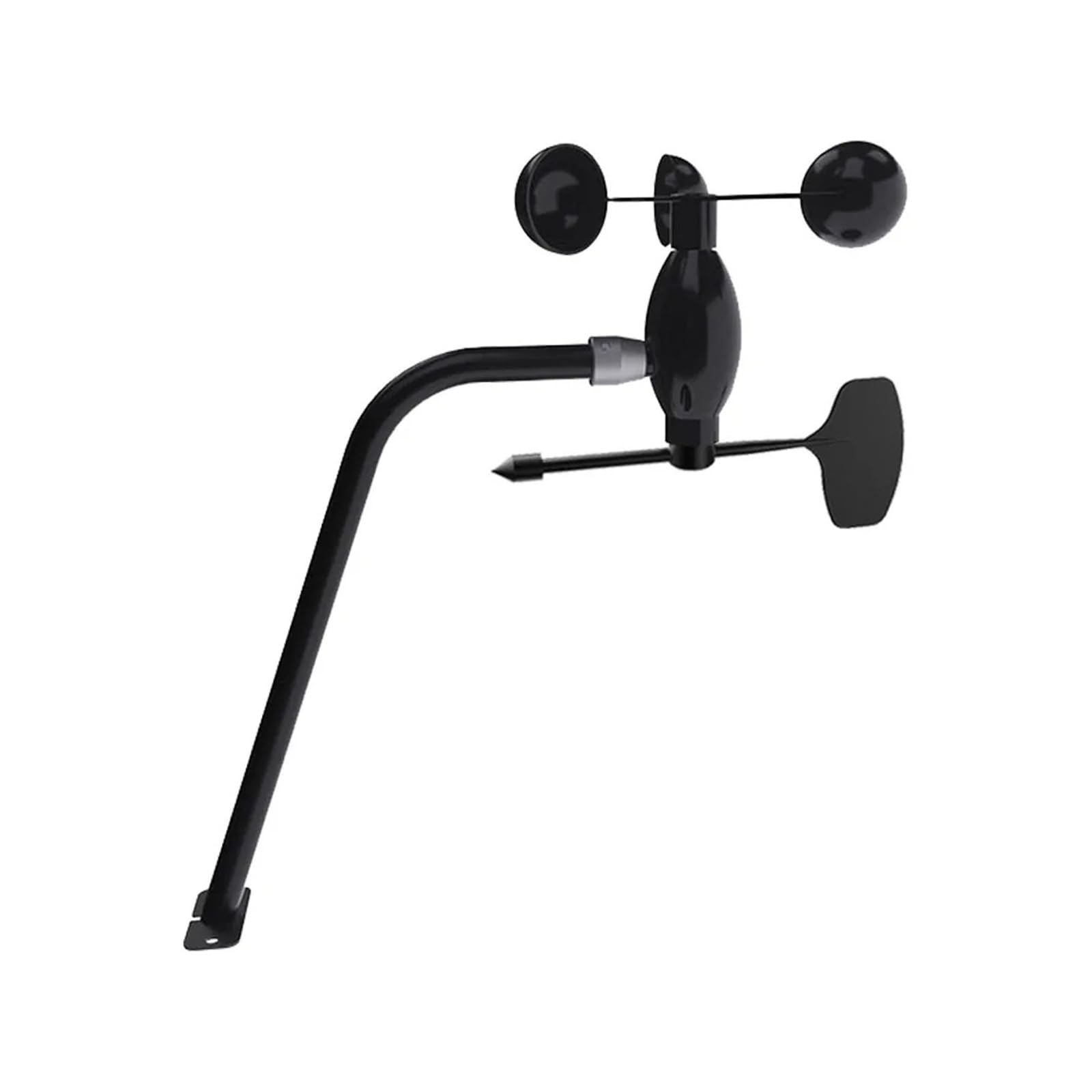 Polycarbon Wind Speed and Direction Sensor, 0-30m/s Agricultural Environment Measurement Transmitter 360 ° Weather Station(Style C 0-10V)