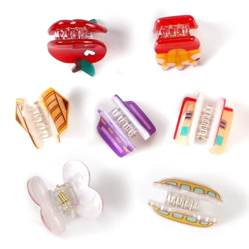 Set de 7 pinzas pequeñas para cabello miniatura 3