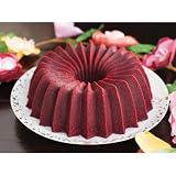 Brilliance Bundt patelnia, odlewana aluminiowa forma do ciasta z promiennym wzorem, naczynia do pieczenia premium wyprodukowane w USA, złota