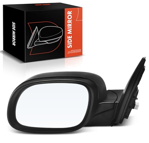 A-Premium Driver Side Power Door Mirror - Compatible with Kia Soul 2014-2019 - Non-Heated Manual Folding Black Outside Rear View Mirror - Replace# 87610B2500
