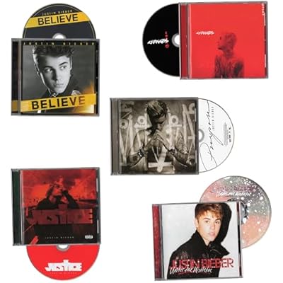 Justin Bieber CD Collection: Mistletoe / Believe / Purpose / Changes / Justice