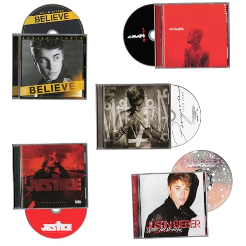 Justin Bieber CD Collection: Mistletoe / Believe / Purpose / Changes / Justice