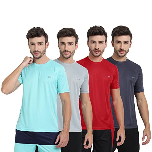 Image of FTX Men's Solid Regular Fit T-Shirt