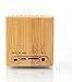 Produktbild Sharon Smart Bluetooth Lautprecher DJ Roxxx Woody, Tragbarer Wireless Speaker NFC Pairing MP3 Player FM Radio Freisprecheinrichtung TF/SD-Kartenleser Aux-Eingang | 8h Spielzeit | Edles Bambusgehäuse
