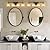 SineRise Modern Bathroom Vanity Light 4-Lights, Crystal Bathroom Vanity Light Over Mirror Vanity Lights Restroom Light Fixtures,Black Gold Bath Wall Sconce Lighting for Bathroom