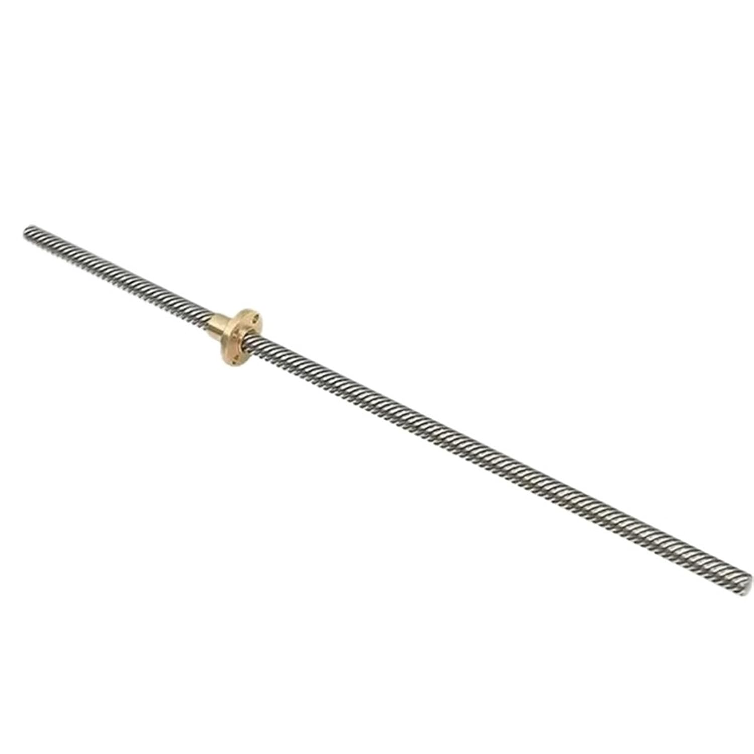 Metal Ball Screw nut end Processing T8 Lead Screw Thread Lead 8mm 304 Stainless Steel T8 Trapezoidal Screw and Nut(600mm)