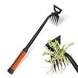 2025 New Weed Remover Tool, Multifunctional Hand Weeder Tool, Portable Garden Weeding Tools, Weeding Artifact Uprooting Weeding Tool for Yard and Garden (5 Tines)