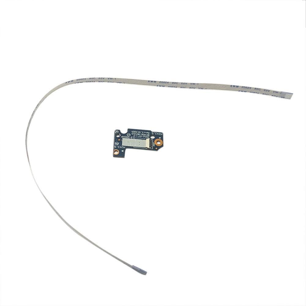 Gintai Power Button Board Replacement for Dell Inspiron 15-7000 7567 7566 I7567-5000 P65F LS-D994 0WDRC4 NBX00022V00 - Image 3