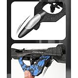 RC Plane,Remote Control Plane with 360° Flips & LED Lights,Easy-Fly RC Aeroplane Toys,Portable Durable Airplane Toys Drop-Resistant Jet Drone for Kids & Adults (Blue + 2 Battery) - Image 6
