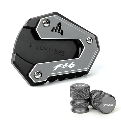 Extension béquille FZ6 contre la chute de moto sur sol mou et bitume chaud