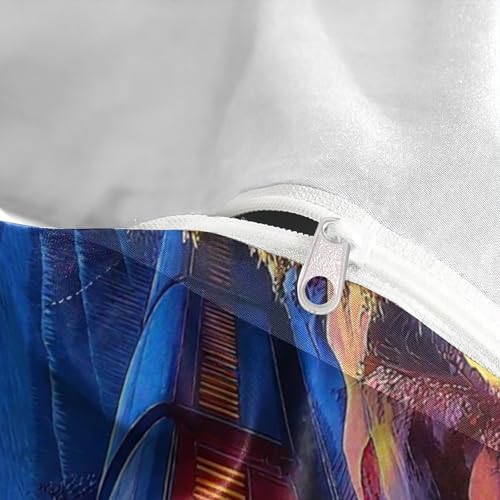 Housse de couette 3D train à vapeur de qualité supérieure en microfibre King Size - 7