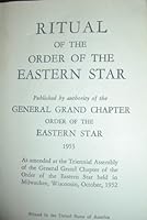 Ritual of the Order of the Eastern Star B000HUSBOA Book Cover
