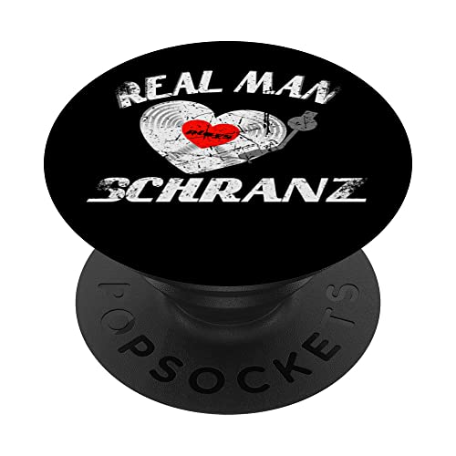 Man Love Play Armoire Techno cadeau DJ disque vinyle cœur PopSockets PopGrip Interchangeable