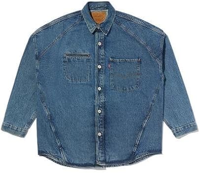 Amazon.co.jp: [リーバイス] TWISTED シャツジャケット インディゴ
