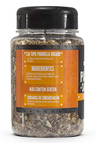 Parrila de Sal Rosa & Mix de Ervas - Vida Gourmet - 470g