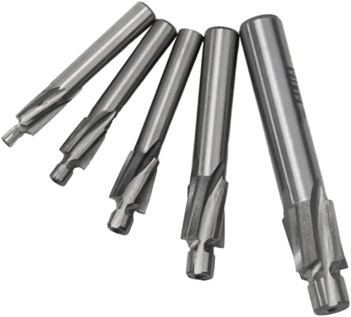 5pcs High Toughness Slotting Tool, Speed Steel Drill Bit, M3 M4 M5 Countersink Milling
