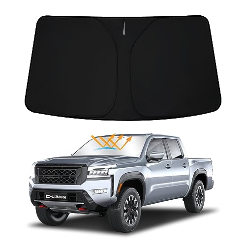 D-Lumina Front Windshield Sun Shade for 2022 2023 2024 2025 Ni-ssan Frontier, Foldable Front Window...
