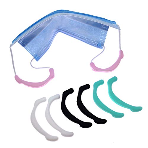 4 pares de Protectores de Orejas, Salvaorejas, Sujeta Mascarillas ó Enganche para Mascarillas, Reducen Dolor de Oídor de Oído Cover