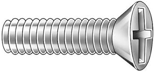 M2-0.4 x 8 mm. Flat Head Phillips Machine Screw, 100 pk.