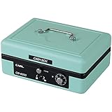カール事務器(CARL) そとレジ 手提げ金庫 キャッシュボックス A6 ライトグリーン CB-8250-U