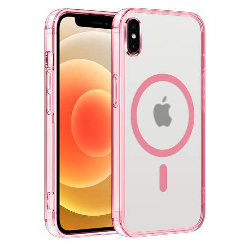 【Ottica Trasparente con Chiarezza Raffinata】La parte posteriore chiara della custodia ha una trasparenza di alta qualità leggermente opaca — lascia passare completamente il colore originale dello smartphone, senza compromettere l'aspetto. Il design unisce autenticità e discrezione, mentre la qualità TPU premium preserva la trasparenza a lungo termine.