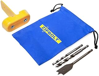 ZIPBOLT QT40.260 Yellow Stair Connector JIG INC 3 X Drill BITS