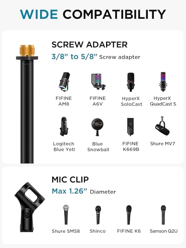 Innogear MS542 Adjustable Desk Microphone Stand thumb #5